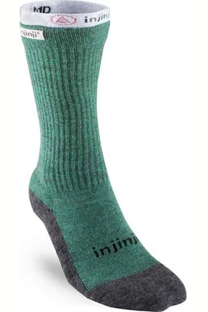 Injinji Herren Liner + Hiker Crew grün