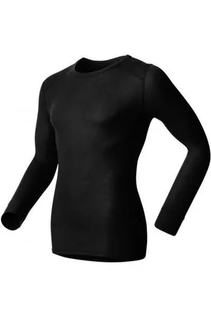 Odlo Herren Originals Warm Langarm-Shirt schwarz