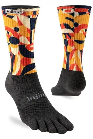 Injinji Unisex Trail Midweight Crew Artist Designed