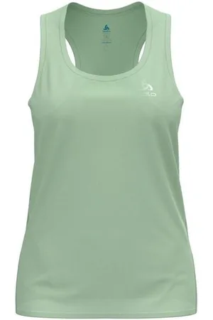 Odlo Damen Zeroweight Chill-Tec Tank Crew Neck grün