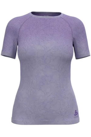 Odlo Damen Performance Light-Rain Dye BL Top Crew Neck S/S lila