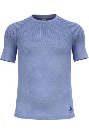 Odlo Herren Performance Light-Rain Dye BL Top Crew Neck S/S blau