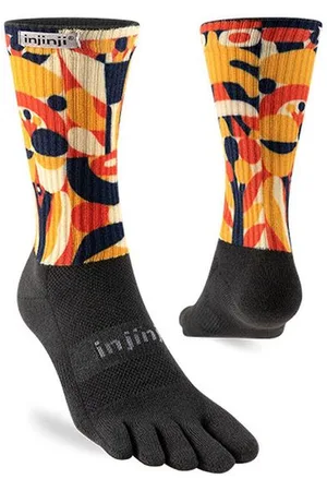 Injinji Unisex Trail Midweight Crew Artist Designed