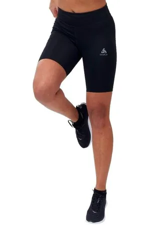 Odlo Damen Essential Tights Short schwarz