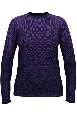 Odlo Damen Essential Seamless T-Shirt Crew Neck L/S lila