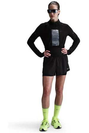 Nike Damen Dri-Fit 2-in-1-Laufshort schwarz