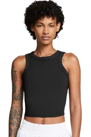 Nike Damen One Fitted Dri-FIT Tanktop schwarz