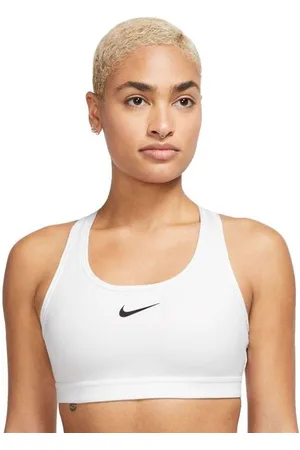 Nike Damen Swoosh Medium Support Padded Sports Bra weiß