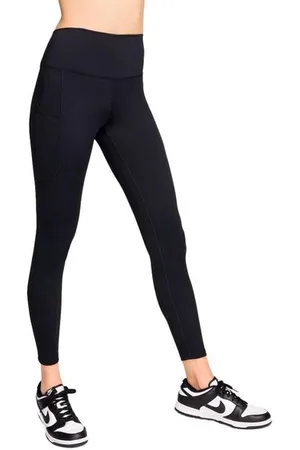 Nike Damen One 7/8 Leggings schwarz