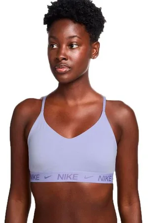 Nike Damen Indy Light Support Sport-BH lila