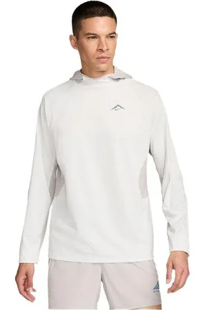 Nike Herren Trail Dri-FIT UV Longsleeve weiß