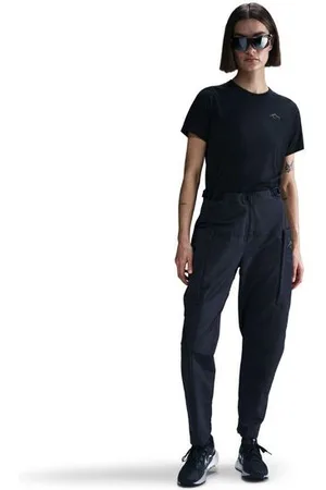 Nike Damen Trail Dri-Fit SS Top schwarz