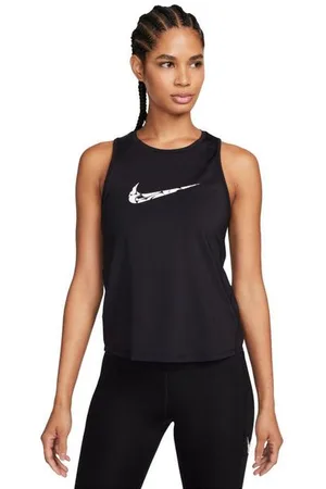 Nike Damen Swoosh One Dri-FIT Tanktop schwarz