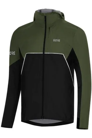 gore Herren R7 Partial tex Hooded Jacket grün