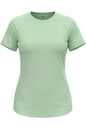 Odlo Damen Essential 365 T-Shirt Crew Neck S/S grün