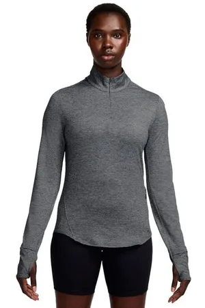 Nike Damen Swift Dri-Fit UV-Laufoberteil grau