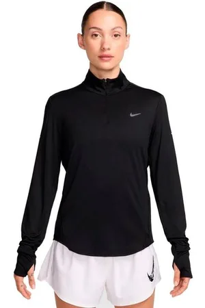 Nike Damen Swift Dri-Fit UV-Laufoberteil schwarz