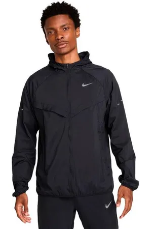 Nike Herren Stride Dri-Fit UV-Laufjacke schwarz