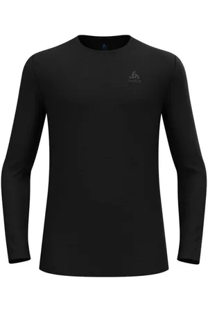 Odlo Herren Merino 160 160 BL TOP Crew Neck l/s schwarz