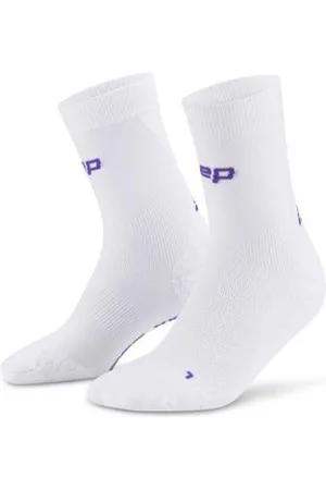 CEP Damen Core Run Ultralight Mid Cut Socks weiß