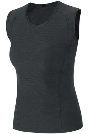 gore Damen Base Layer Sleeveless Shirt schwarz