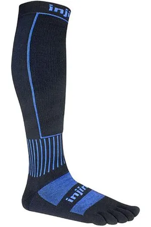 Injinji Unisex Snow Zehensocken schwarz