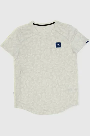 saysky Herren Flower Combat T-Shirt weiß