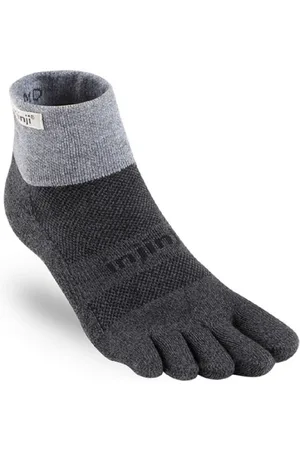 Injinji Herren Trail Midweight Mini Crew grau