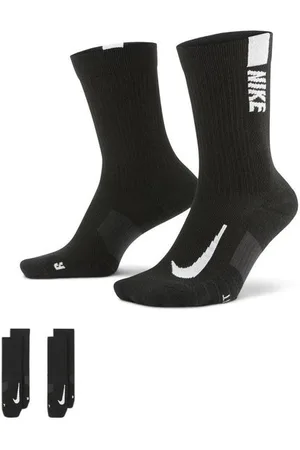 Nike Unisex Multiplier Crew-Socken (2 Paar) schwarz