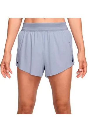 Nike Damen AeroSwift ADV-Laufshorts mit Dri-Fit-Technologie grau