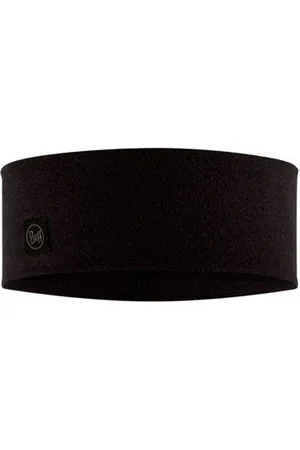 Buff Unisex Merino Wide Headband Solid schwarz