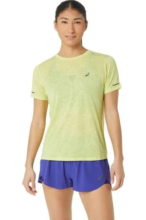 Asics Damen Metarun Pattern Top gelb