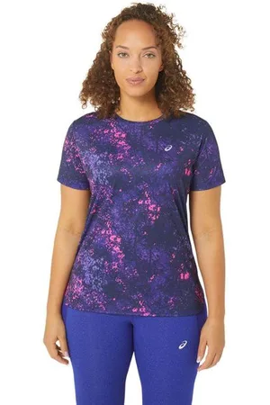 Asics Damen All Over Print Top bunt