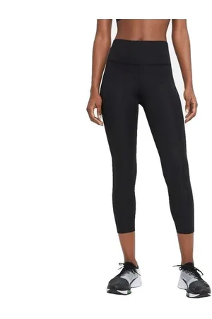 Nike Damen Epic Fast Mid-Rise Crop Running Leggings schwarz