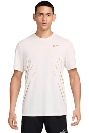 Nike Herren Dri-Fit Jakob SS Top weiß