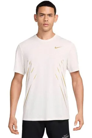 Nike Herren Dri-Fit Jakob SS Top weiß