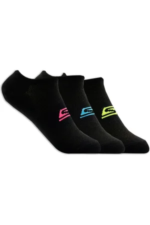 Skechers Damen 3 Pack No Show Stretch Socken in , Größe Medium