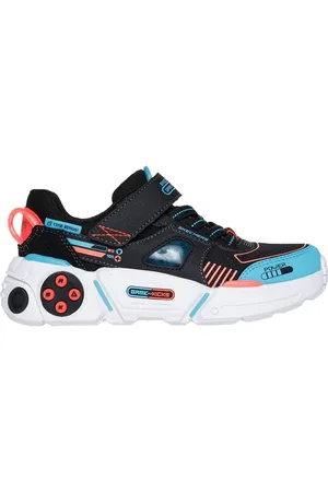 Skechers Jungen Game Kicks: Gametronix 2.0 Sneaker in Schwarz/Mehrfarbig, Größe 27, Waschmaschinenfest