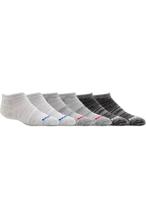 Skechers Jungen 6 Pack Low Cut Non Terry Socken in , Größe Klein