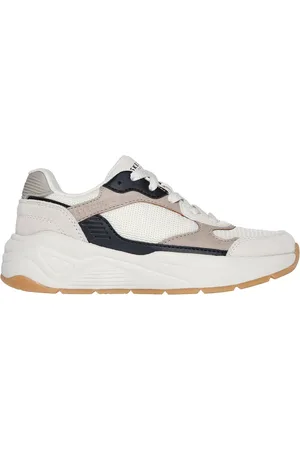 Skechers Jungen Nova Jogger - Chroma Classic Sneaker in Natur/Schwarz, Größe 35.5