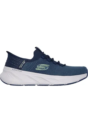 Skechers Herren Slip-ins RF: Edgeride - Raygo Sneaker in Blue/Grün, Größe 39.5, Vegan