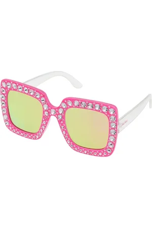 Skechers Mädchen Square Rhinestone Sonnenbrillen in