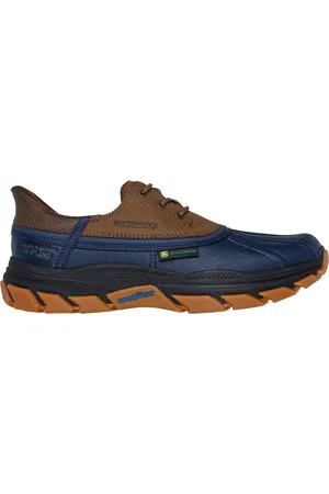 Skechers Herren John Deere: Slip-ins Respected - Tanzier Stiefel in Blue/Braun, Größe 41.5