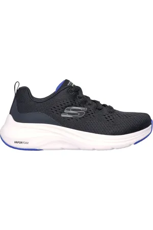 Skechers Jungen Vapor Foam Sneaker in Schwarz/Blue, Größe 35.5, Waschmaschinenfest