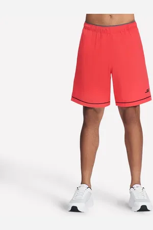Skechers Herren Harry Kane Striker Shorts in Weiss/Red, Größe Medium