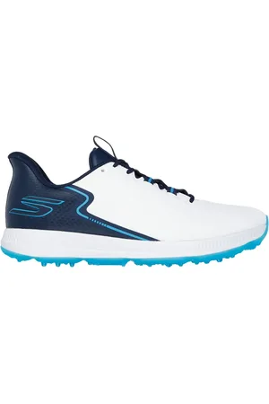 Skechers Herren Slip-ins: GO GOLF Elite 6 Shoes in Weiss/Blue, Größe 40, Arch Fit