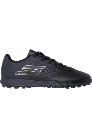 Skechers Razor 1.5 Jr Youth TF Shoes in Schwarz/Silber, Größe 32