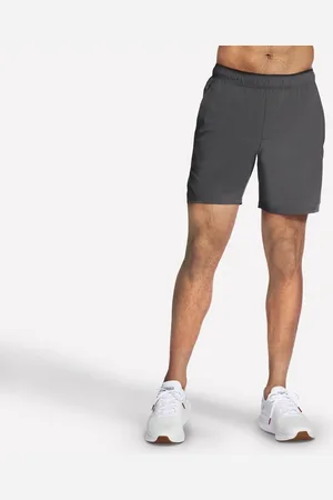 Skechers Herren Premier 7 Inch Shorts in Schwarz/Gray , Größe Klein