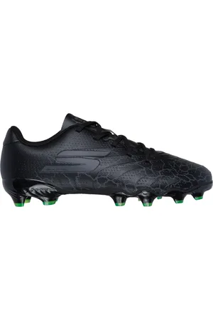 Skechers SKX_ 1.5 Jr Youth FG Shoes in Schwarz/Silber, Größe 32