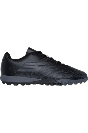 Skechers SKX_1.5 Jr Youth TF Shoes in Schwarz/Silber, Größe 32